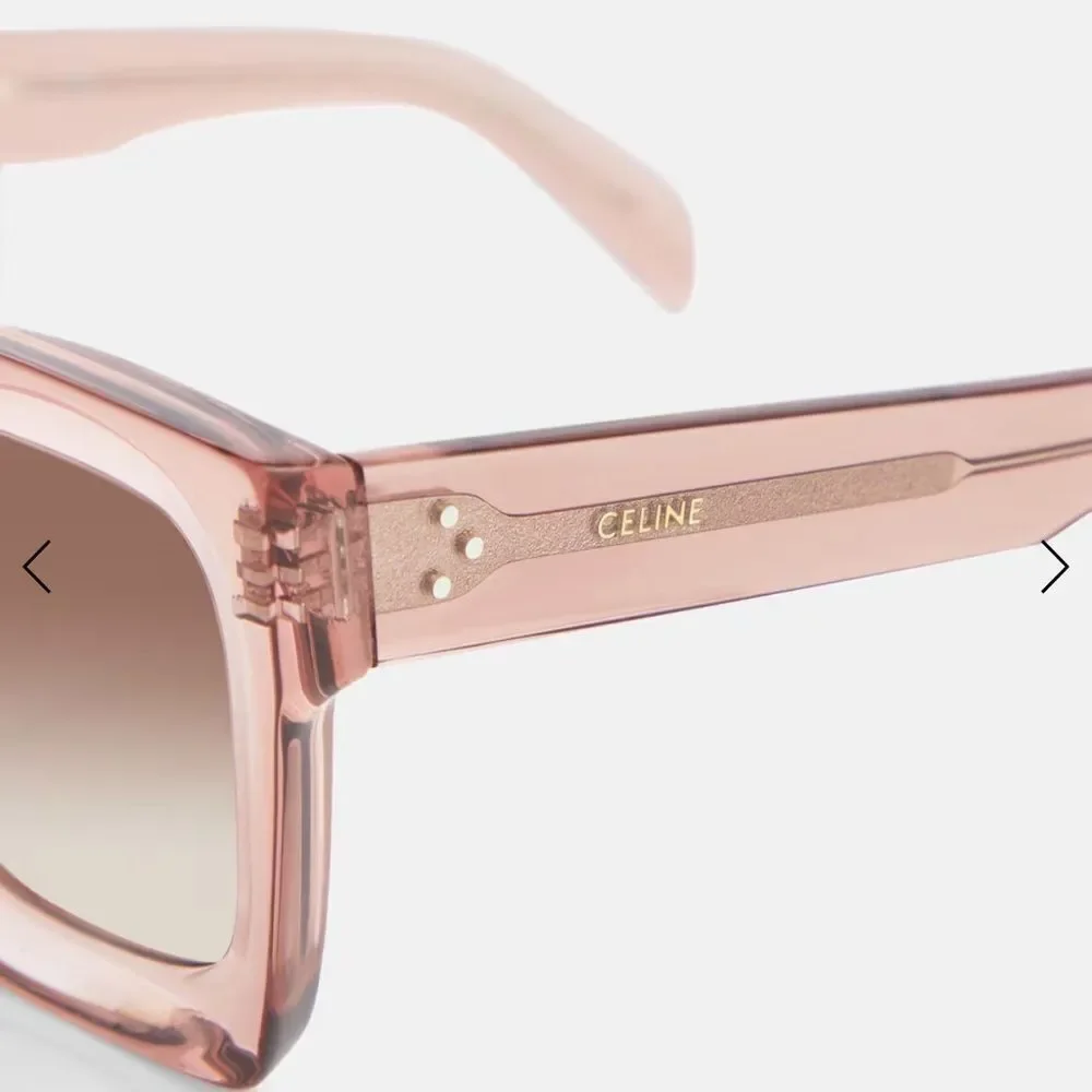 Celine Transparent Square Sunglasses